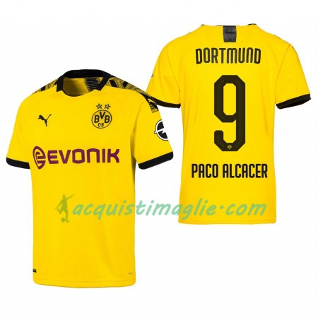 Divisa di Calcio Borussia Dortmund Paco Alcacer 9 Prima 2019/2020
